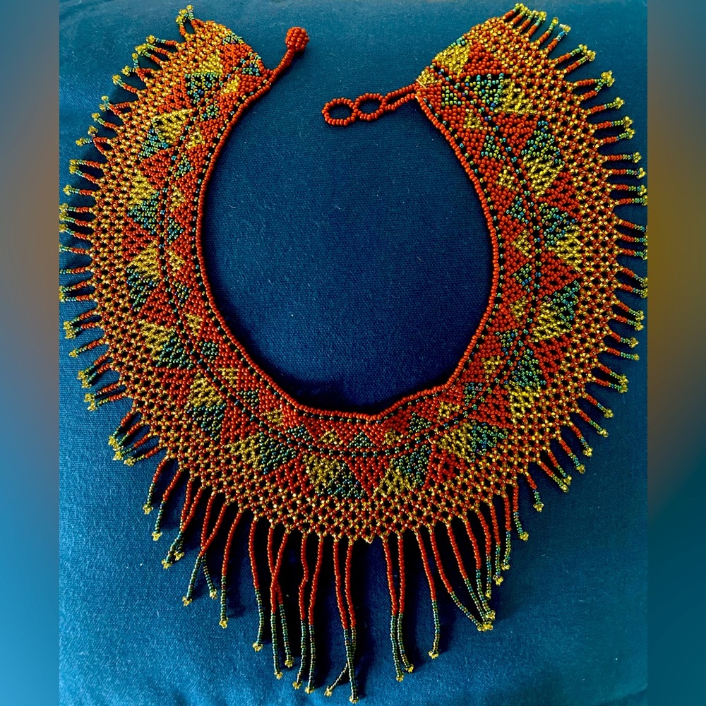 “HANDBEADED NECKLACE FROM GUATEMALA